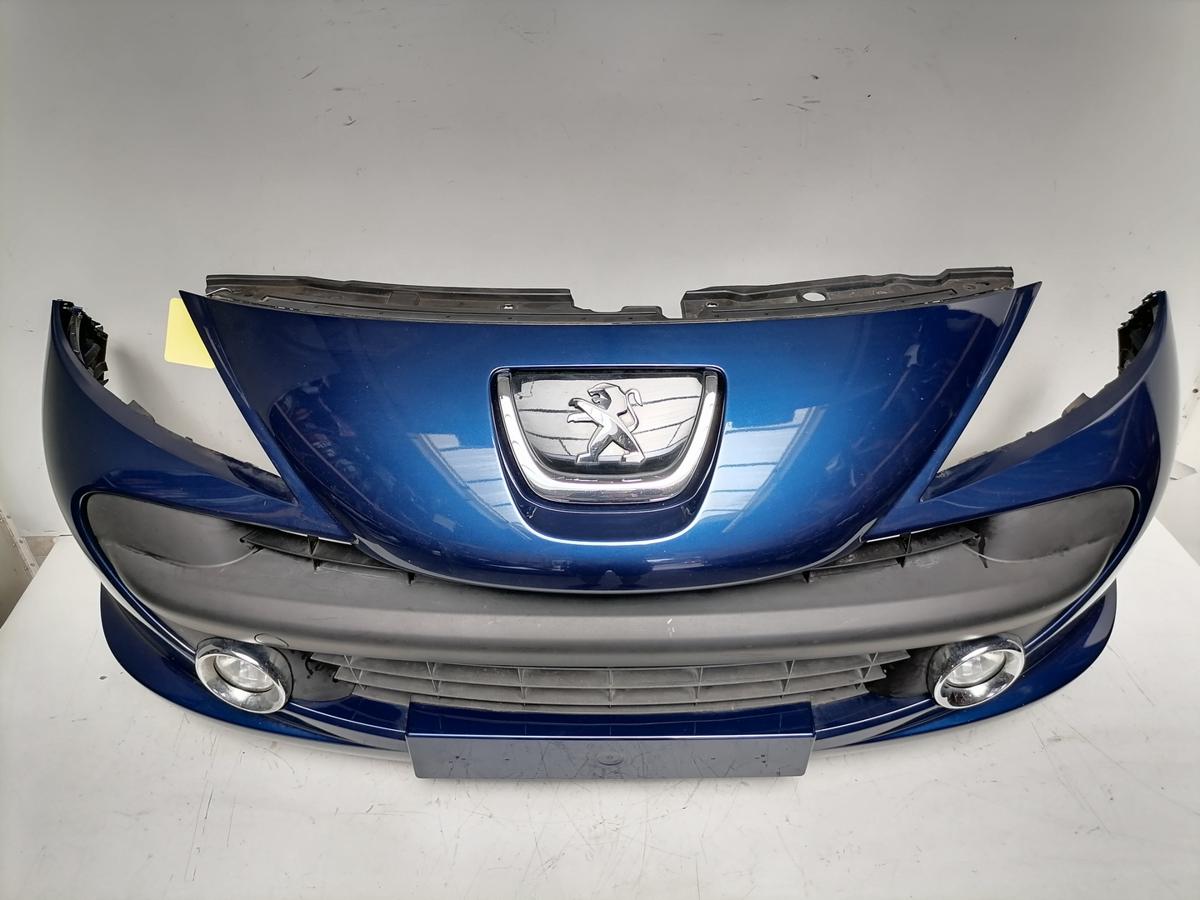 Peugeot 207SW RC original Sto&szlig;stange Stossf&auml;nger vorn KPL Montebello blau Bj.2009